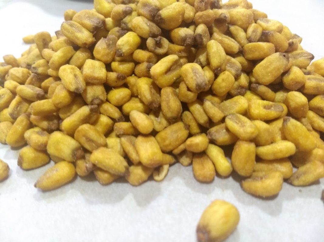 Maíz tostado salado Presentación de 200 gr Comfrutti